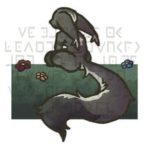 Sad little guy, drawn by me!